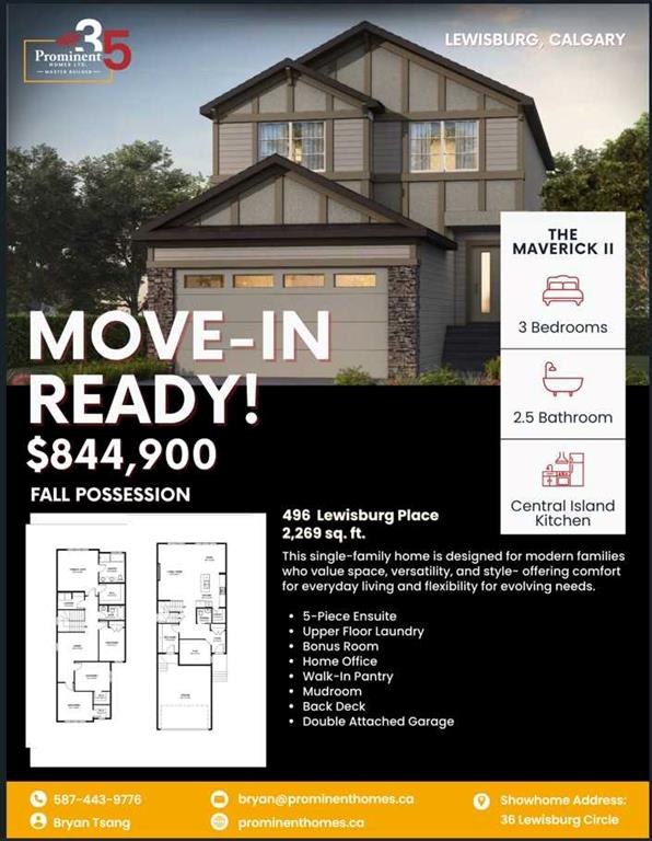 496 Lewisburg Place, Calgary, MLS® # A2236085