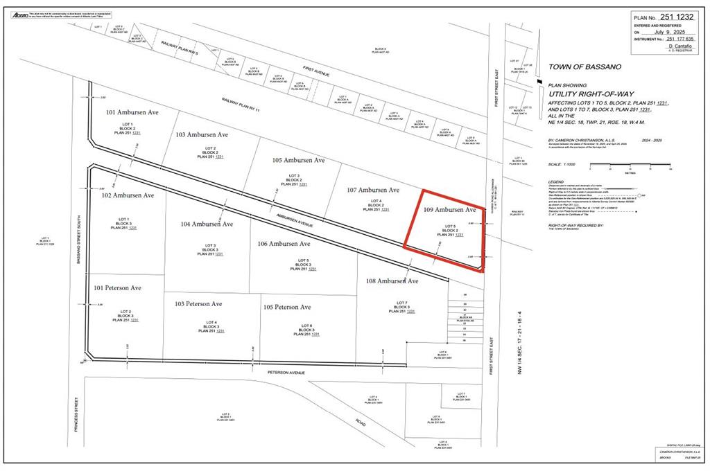 109 Ambursen Avenue, Bassano, MLS® # A2241174