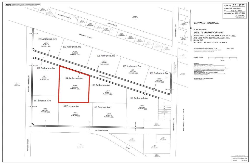 104 Ambursen Avenue, Bassano, MLS® # A2241176