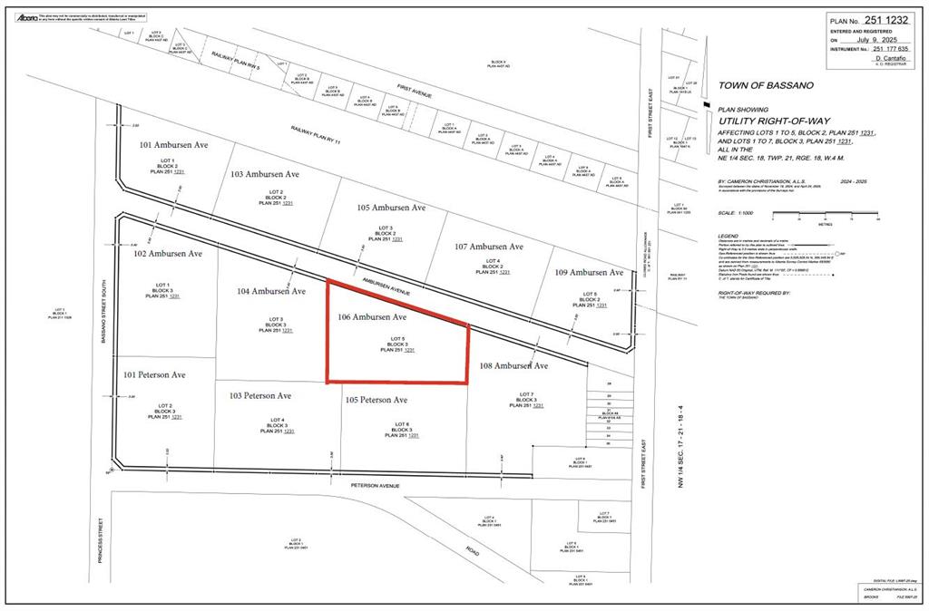106 Ambursen Avenue, Bassano, MLS® # A2241177
