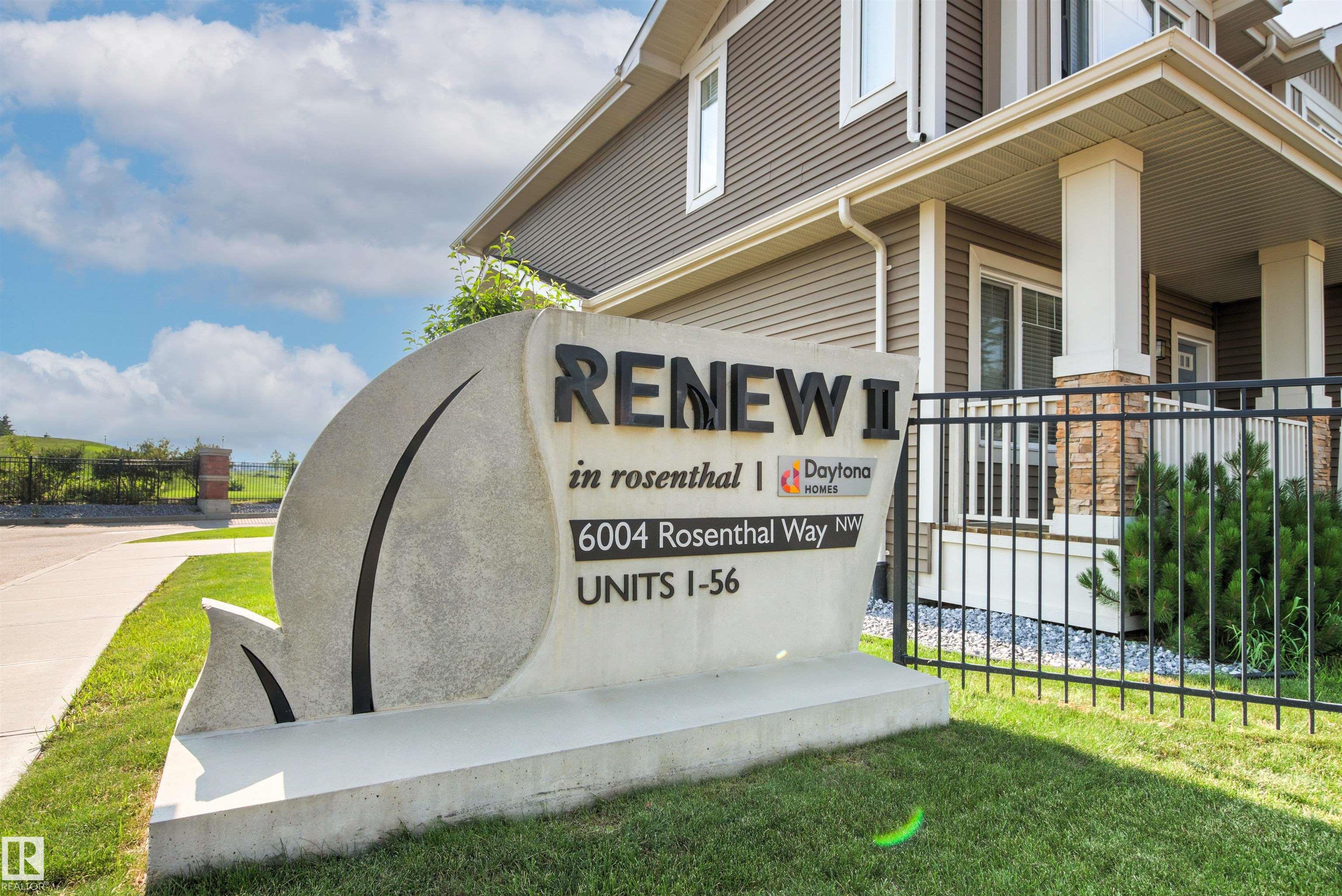 45 6004 Rosenthal Way, Edmonton, MLS® # E4501025