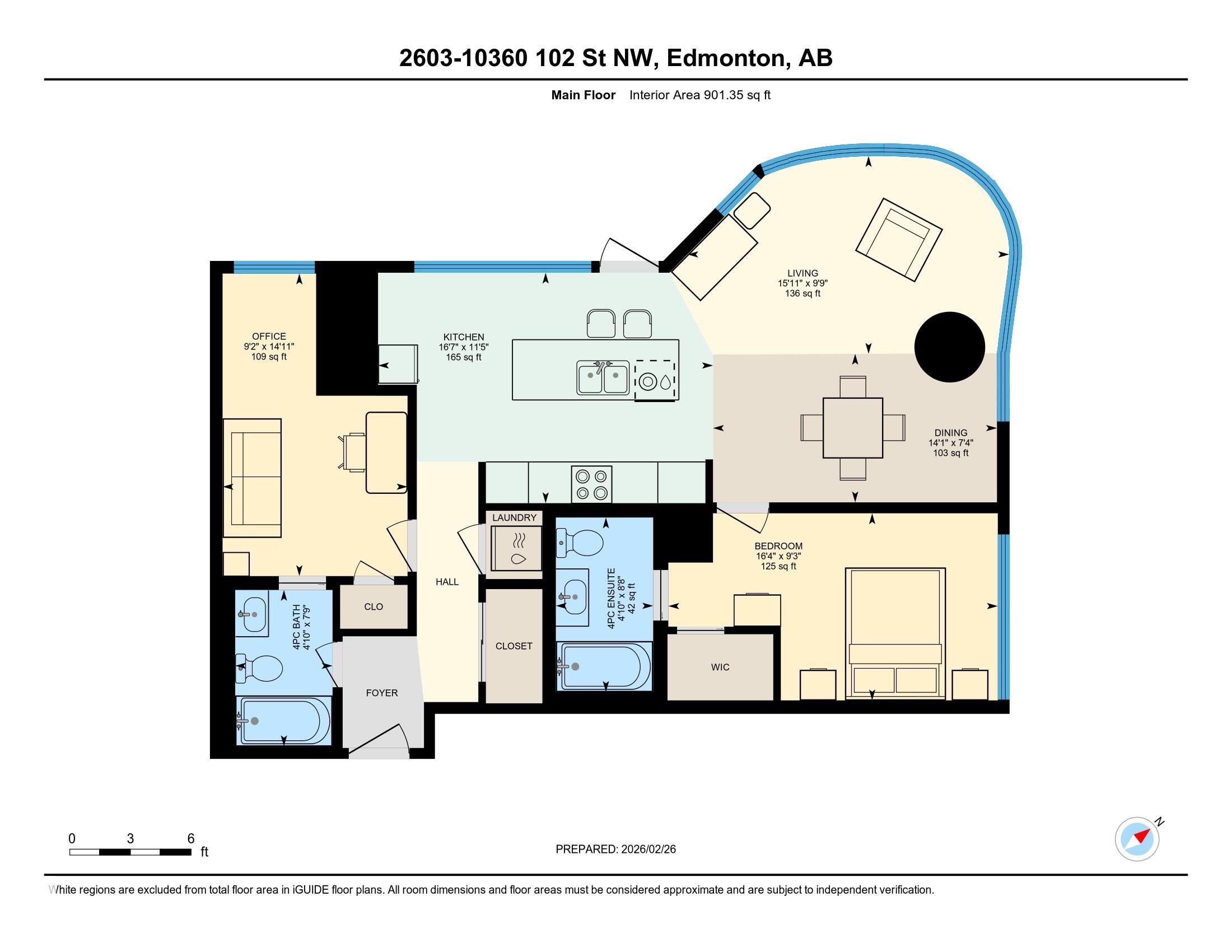 2603 10360 102 Street, Edmonton, MLS® # E4501379