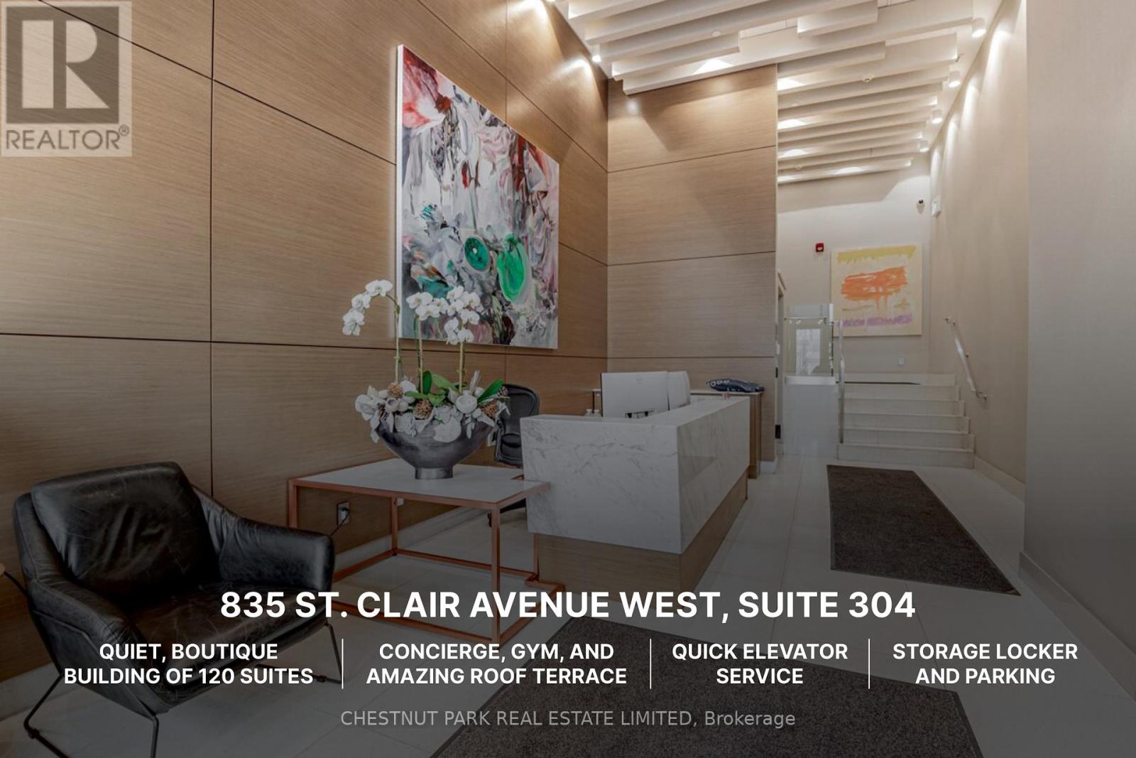 MLS® listing #28797216 for sale located at 304 - 835 ST. CLAIR AVENUE W