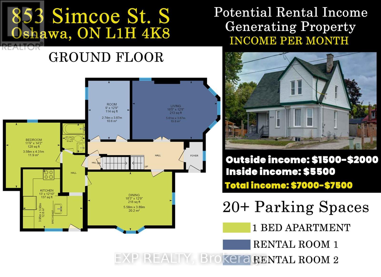 MLS® listing #29182249 for sale located at 853 SIMCOE STREET S