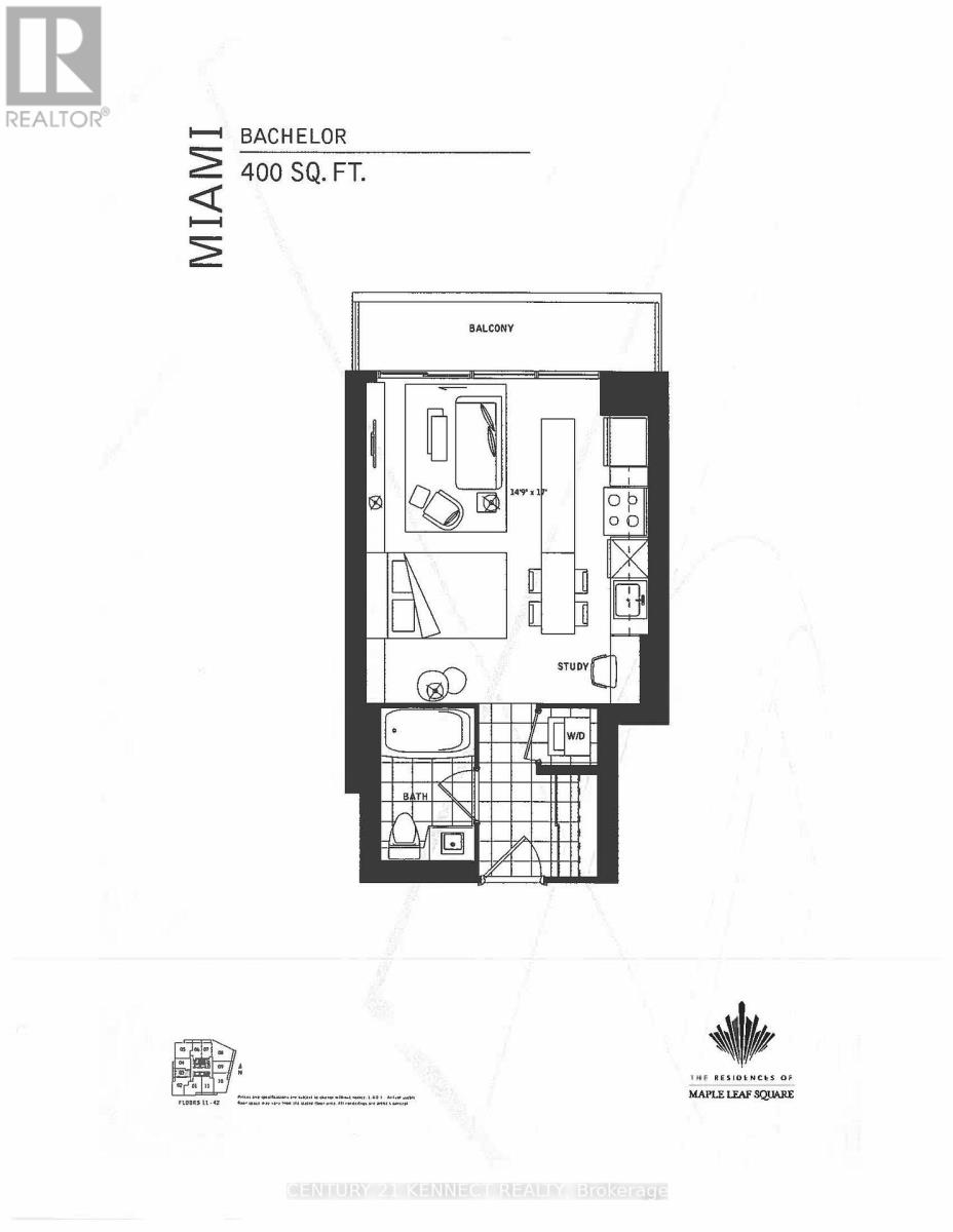 MLS® listing #29205483 for sale located at 4103 - 65 BREMNER BOULEVARD