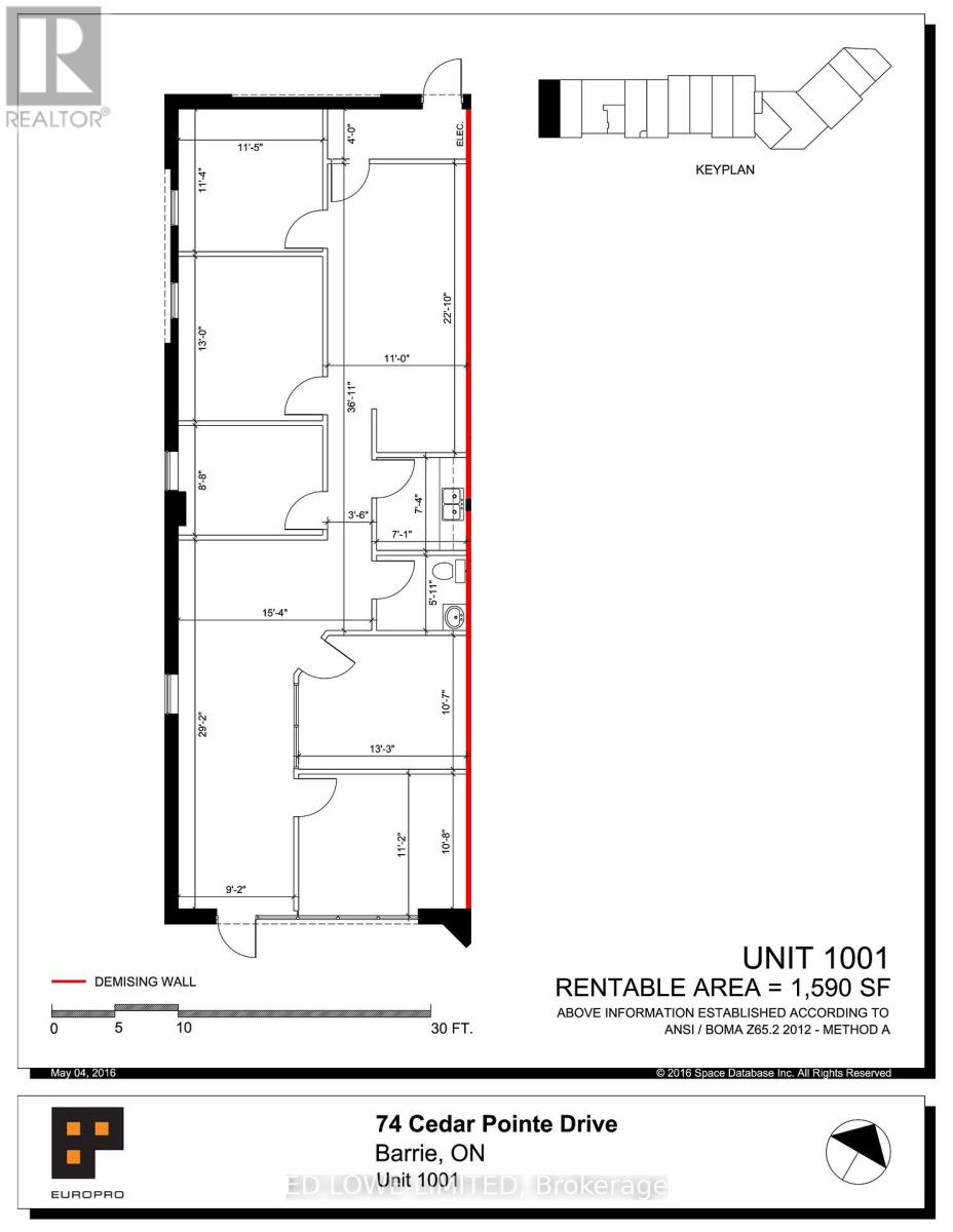 MLS® listing #29260323 for sale located at 1001 - 74 CEDAR POINTE DRIVE