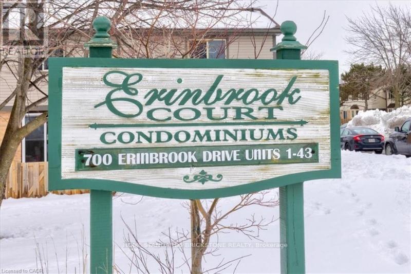 MLS® listing #29264699 for sale located at 10 - 700 ERINBROOK DRIVE