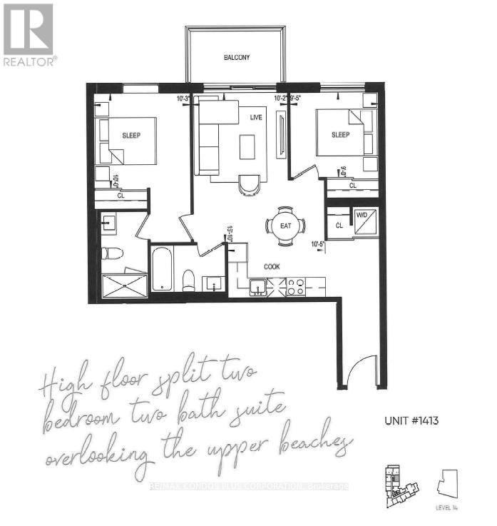 MLS® listing #29349153 for sale located at 1413 - 1050 EASTERN AVENUE