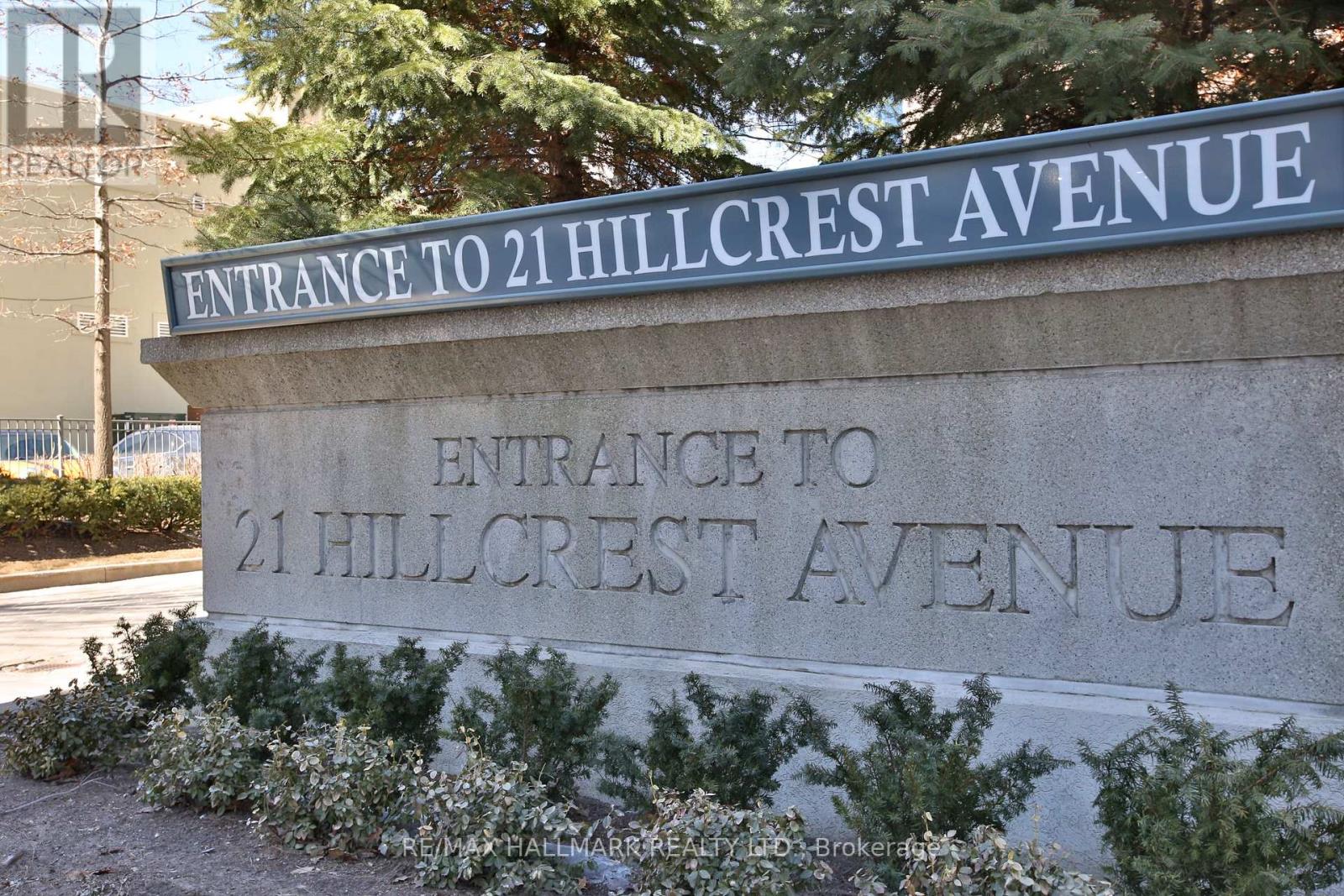 MLS® listing #29363861 for sale located at 502 - 21 HILLCREST AVENUE