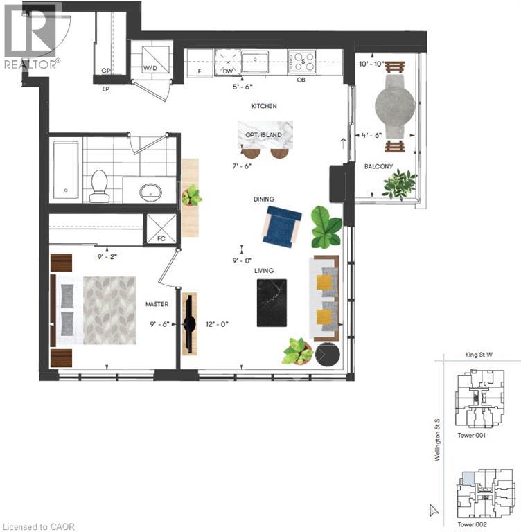 MLS® listing #29406097 for sale located at 15 WELLINGTON Street Unit# 2012