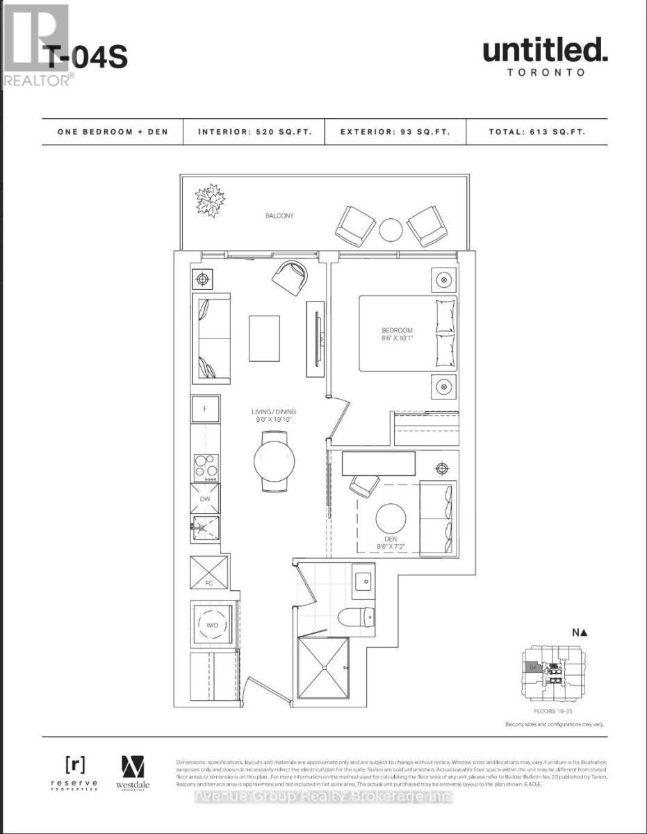 MLS® listing #29474816 for sale located at 2904S - 110 BROADWAY AVENUE