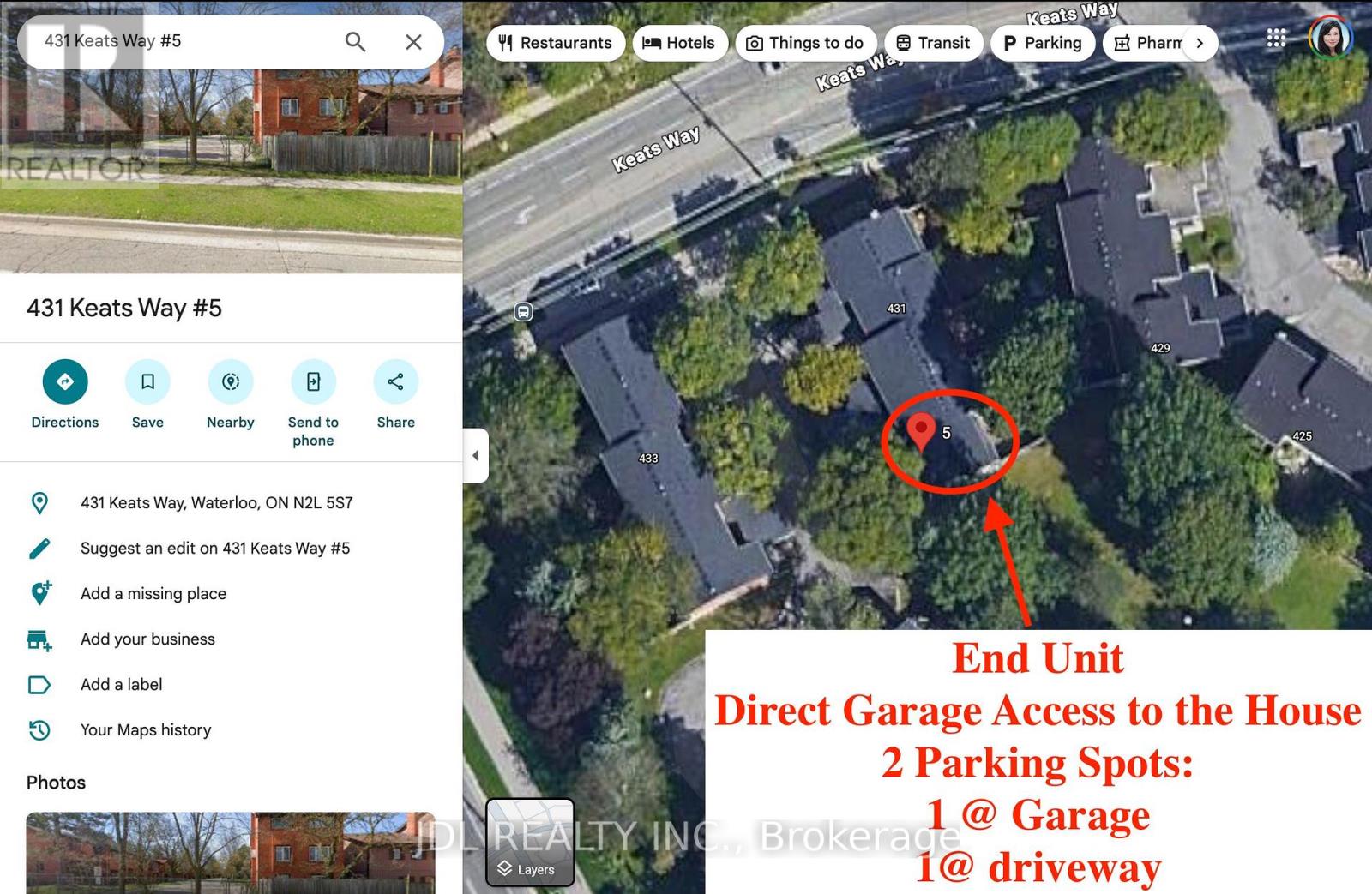 MLS® listing #29559220 for sale located at 5 - 431 KEATS WAY