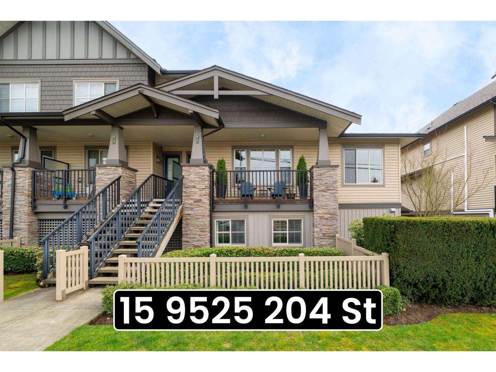 MLS® listing #29573788 for sale located at 15 9525 204 STREET