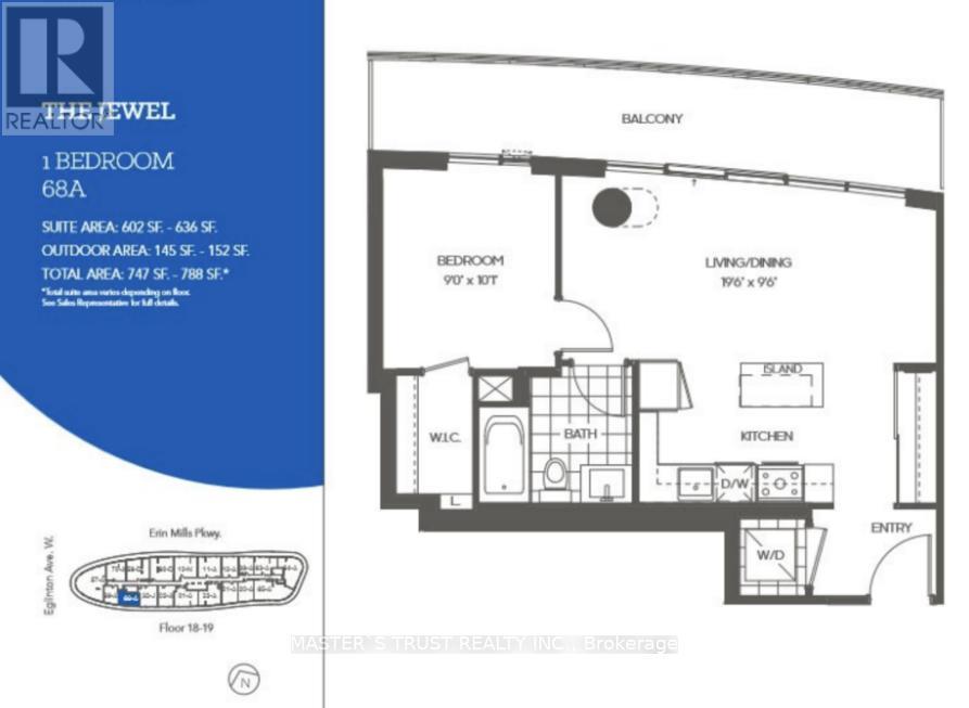MLS® listing #29593083 for sale located at 1804 - 2520 EGLINTON AVENUE W