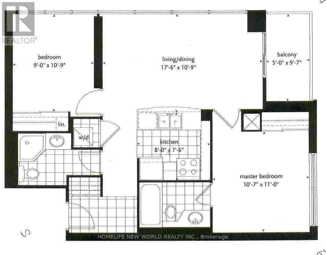 MLS® listing #29634802 for sale located at 1604 - 50 BRIAN HARRISON WAY