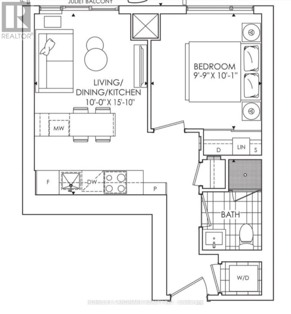 MLS® listing #29658230 for sale located at 1201 - 89 CHURCH STREET