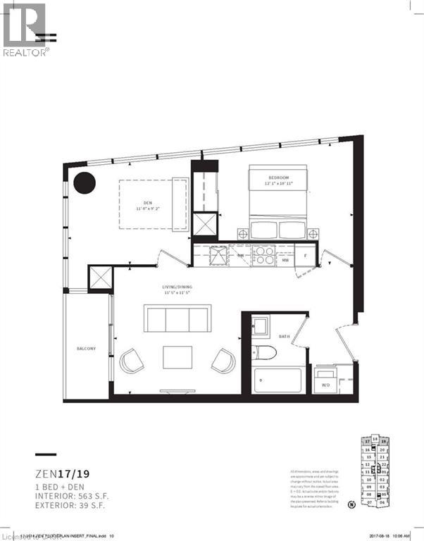 MLS® listing #29796565 for sale located at 19 WESTERN BATTERY Road Unit# 2117