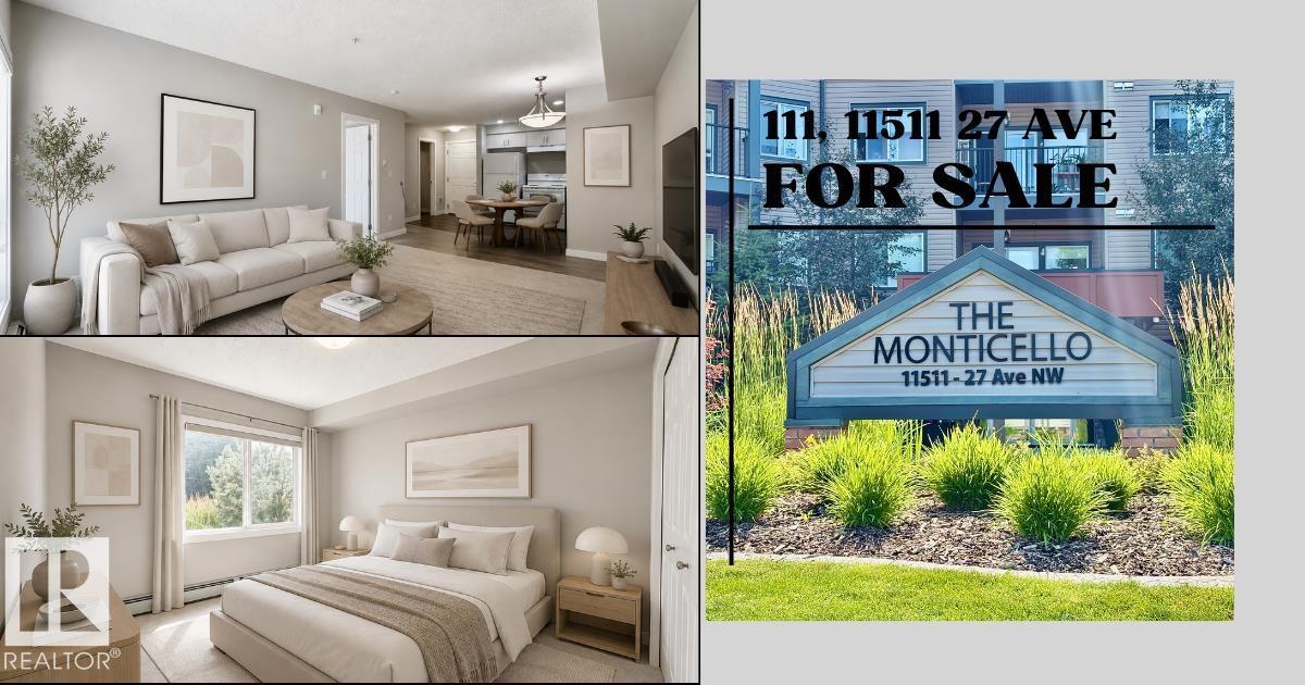 MLS® listing #30104111 for sale located at #111 11511 27 AV NW