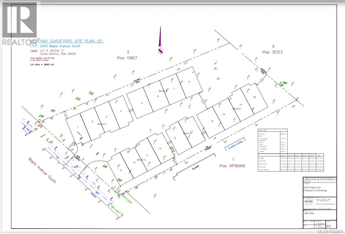 MLS® listing #30105629 for sale located at 2043 Maple Ave