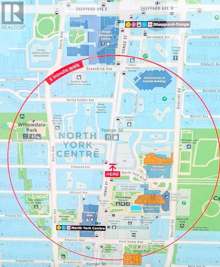 MLS® listing #30350017 for sale located at 1812 - 4978 YONGE STREET