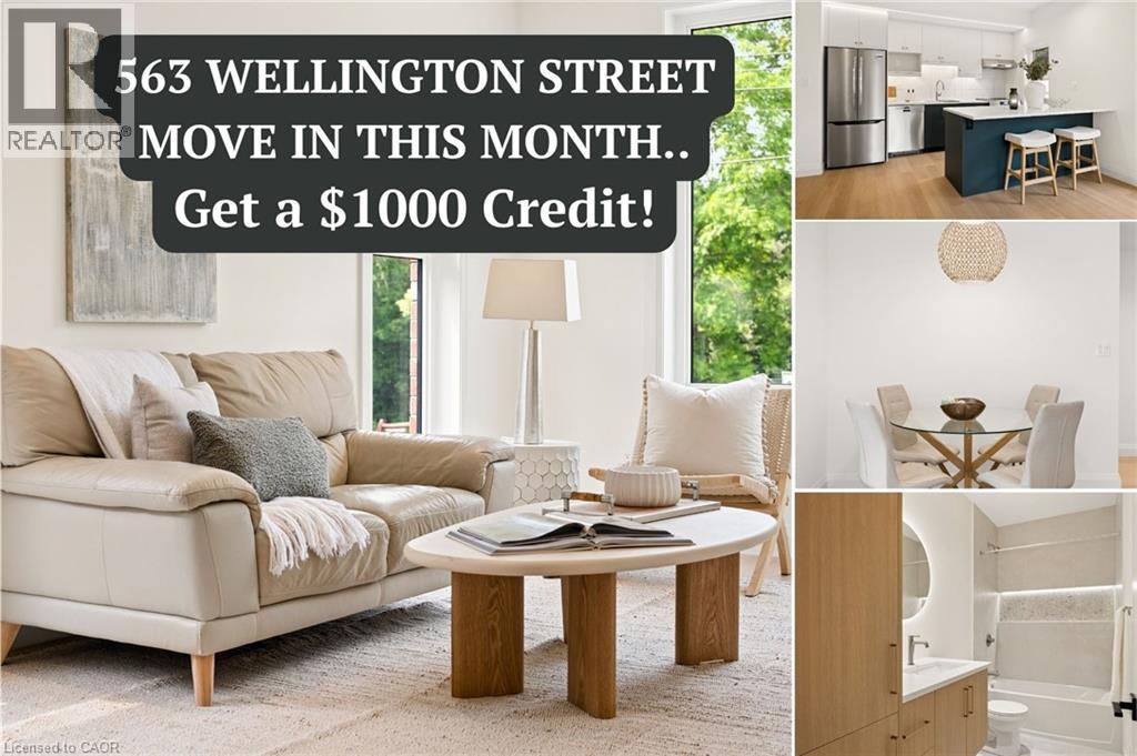 MLS® listing #30401896 for sale located at 563 WELLINGTON Street N Unit# 4