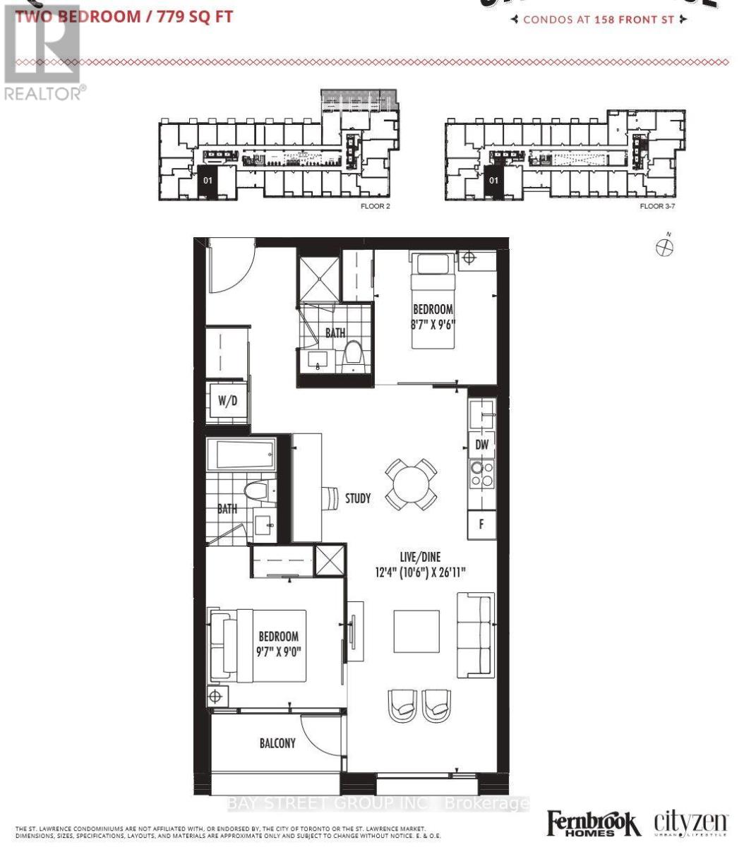MLS® listing #30464248 for sale located at 701 - 158 FRONT STREET EAST STREET
