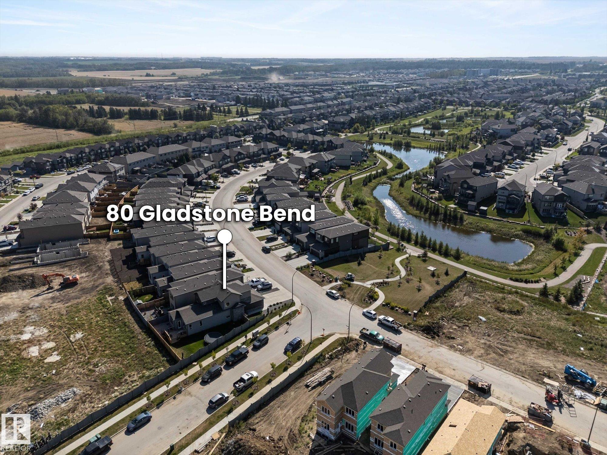 Third View of 80 GLADSTONE Bend, Greenbury, Spruce Grove, Alberta, T7X 0Z6