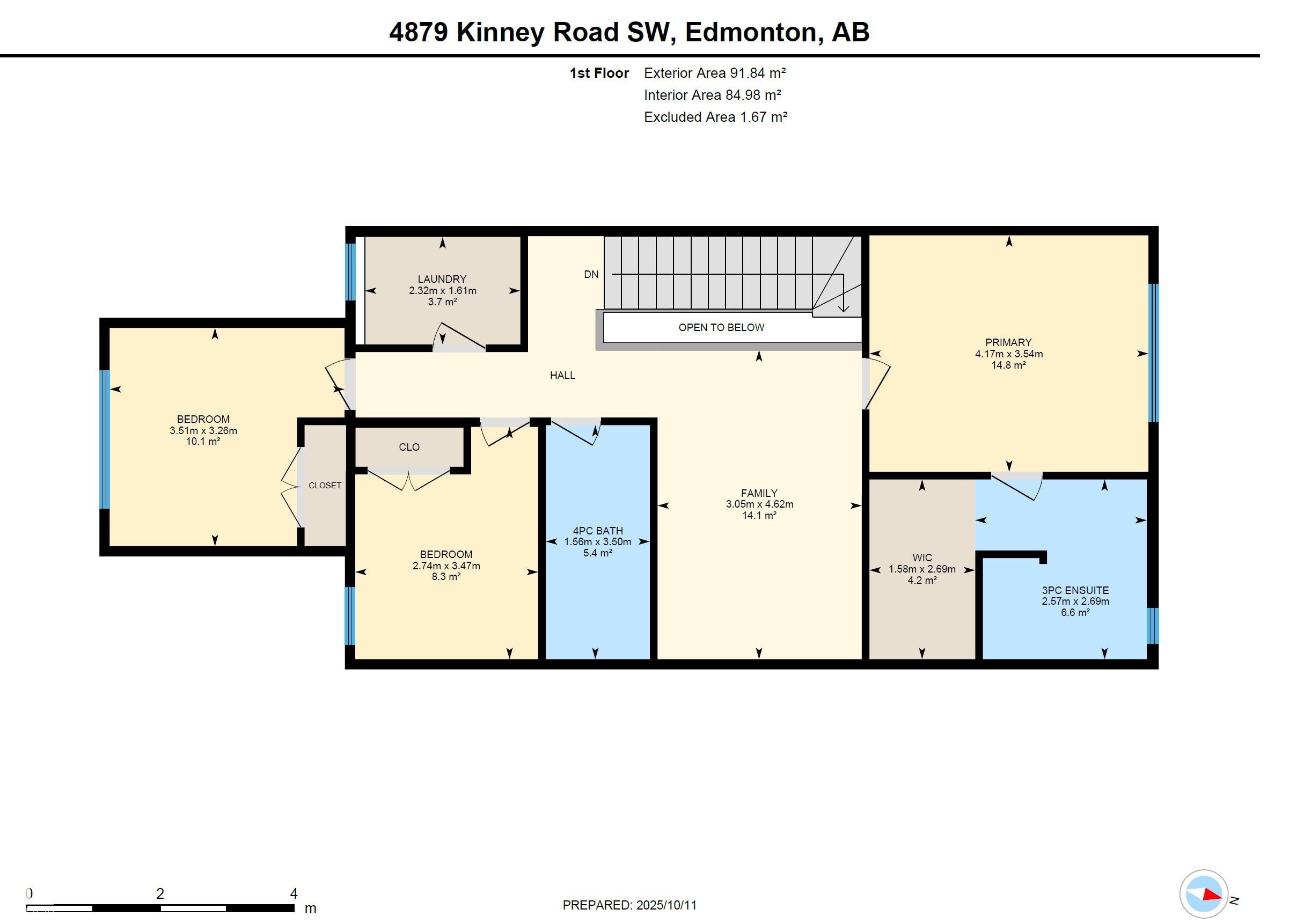 Fifth View of 4879 KINNEY Road, Keswick, Edmonton, Alberta, T6W 5G3
