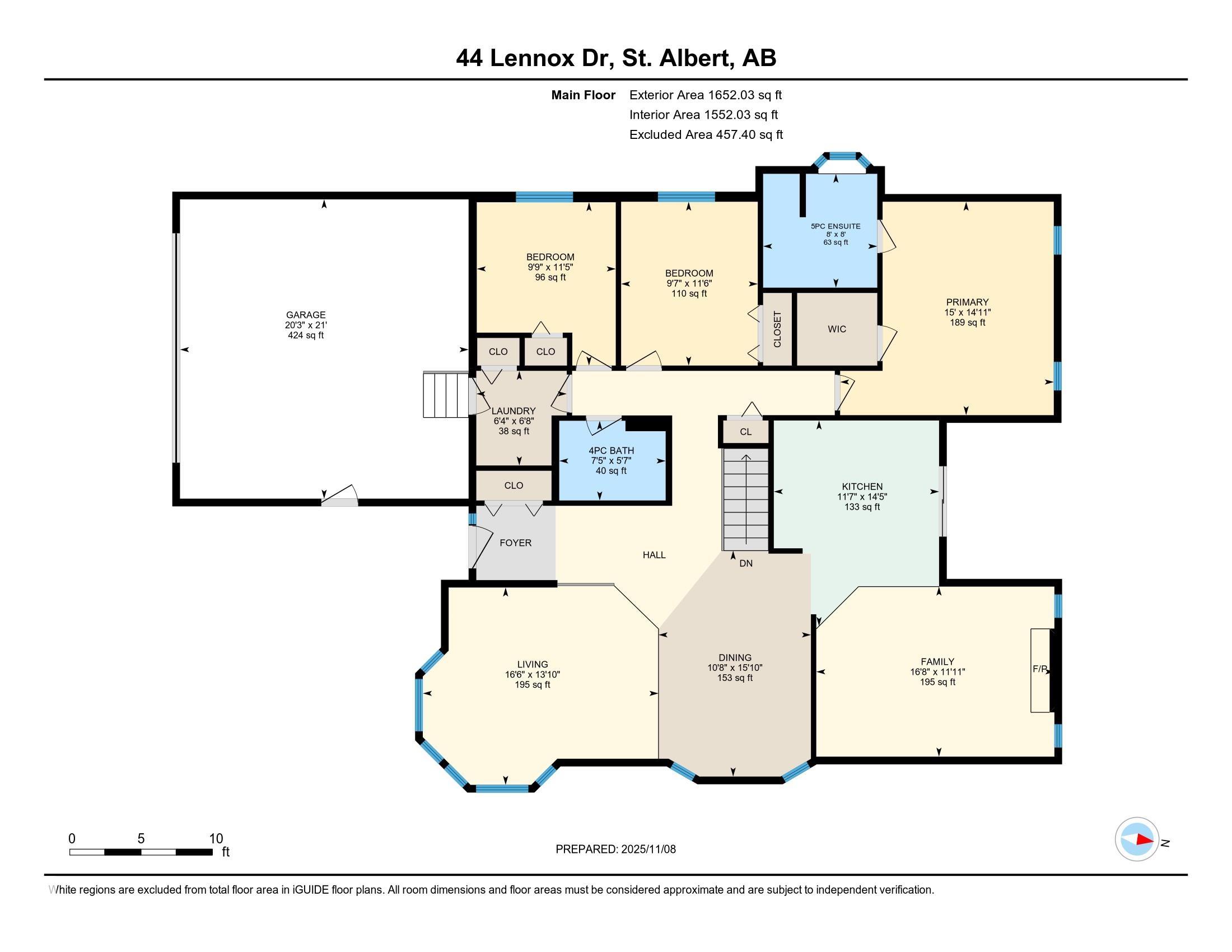 Third View of 44 LENNOX Drive, Lacombe Park, St. Albert, Alberta, T8N 4L4