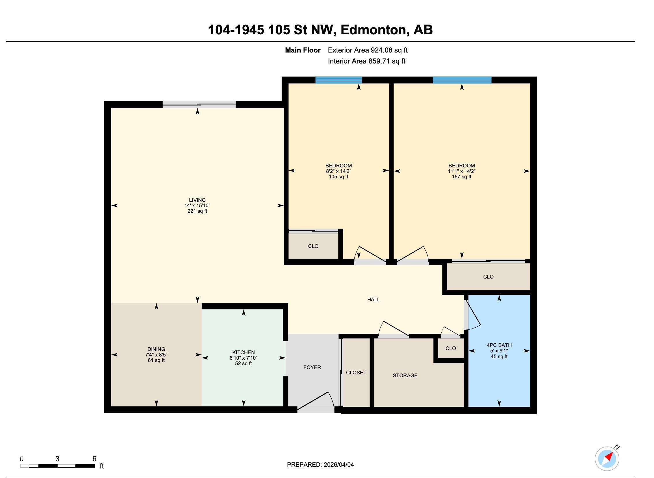 Second View of 104 1945 105 Street, Keheewin, Edmonton, Alberta, T6J 5N6