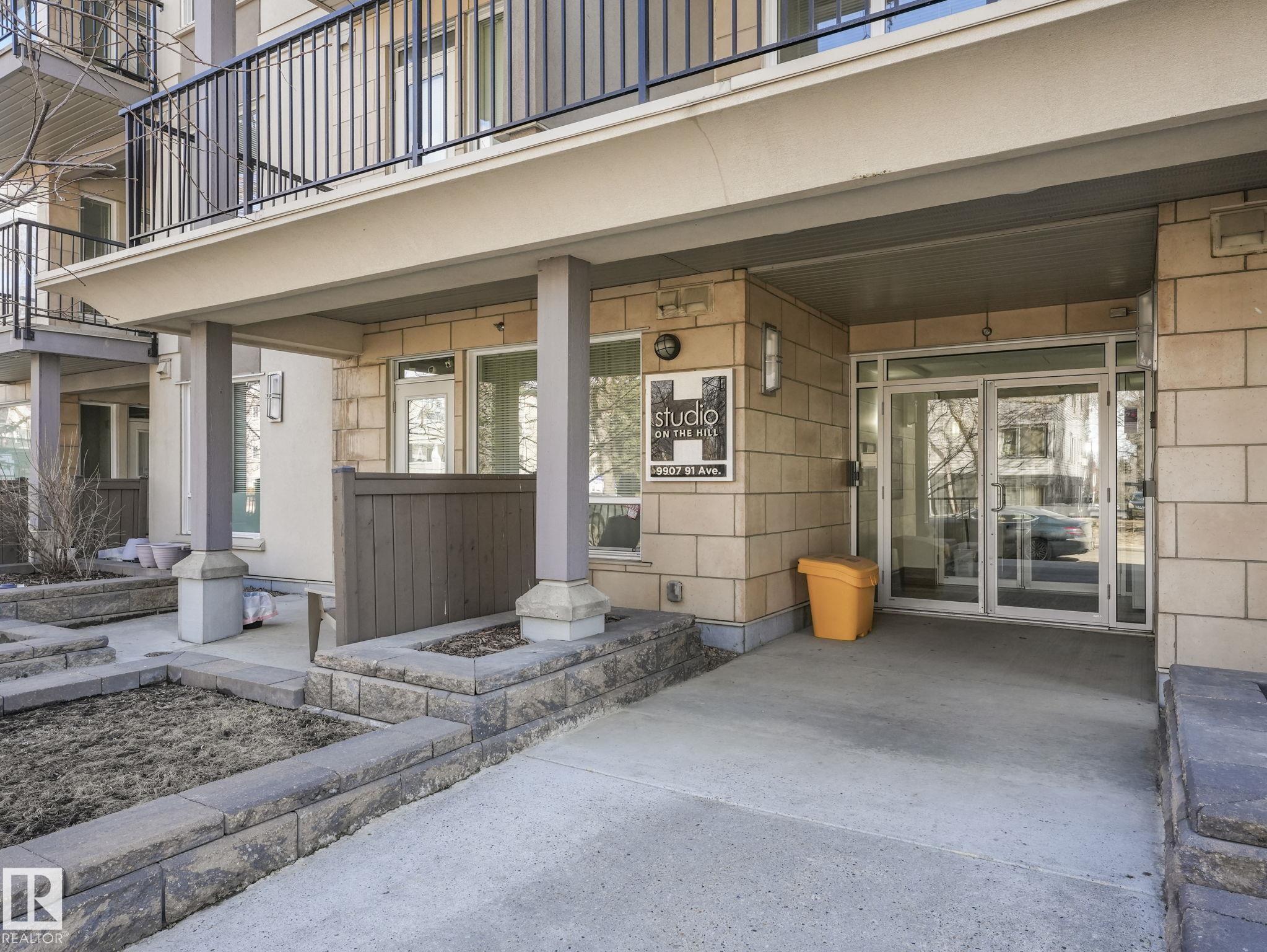 Second View of 211 9907 91 Avenue, Strathcona, Edmonton, Alberta, T6E 2T7