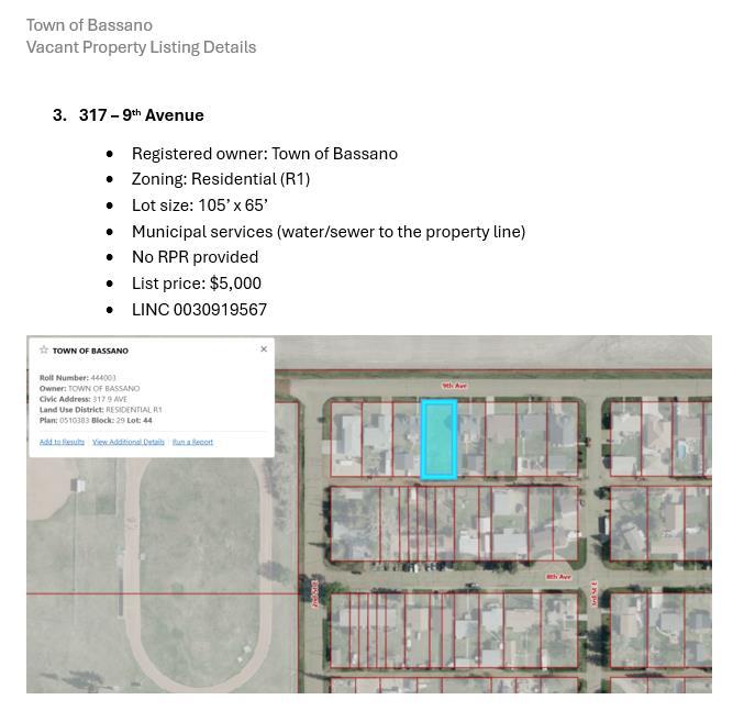 Third View of 317 9 Avenue , NONE, Bassano, Alberta, T0J 0B0