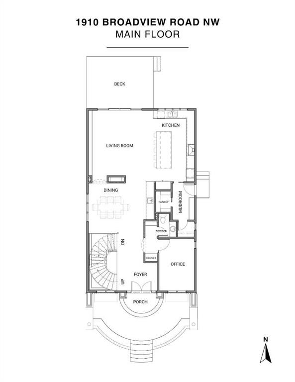 Fifth View of 1910 Broadview Road NW, West Hillhurst, Calgary, Alberta, T2N 3H7