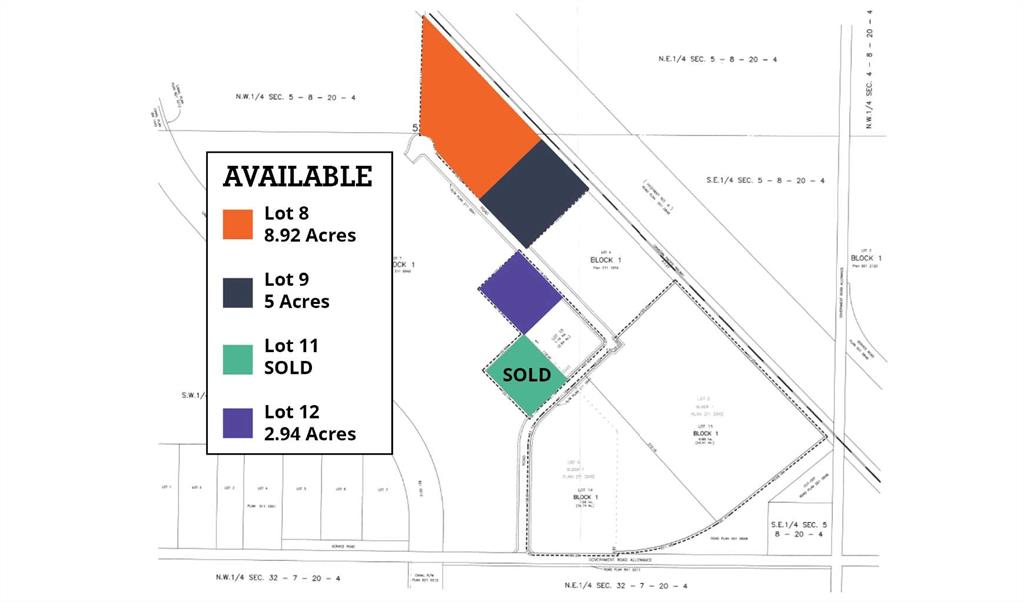 Fourth View of Lot 8, Taylor Park Taylor Park Drive , NONE, Rural Lethbridge County, Alberta, T1K 8G8