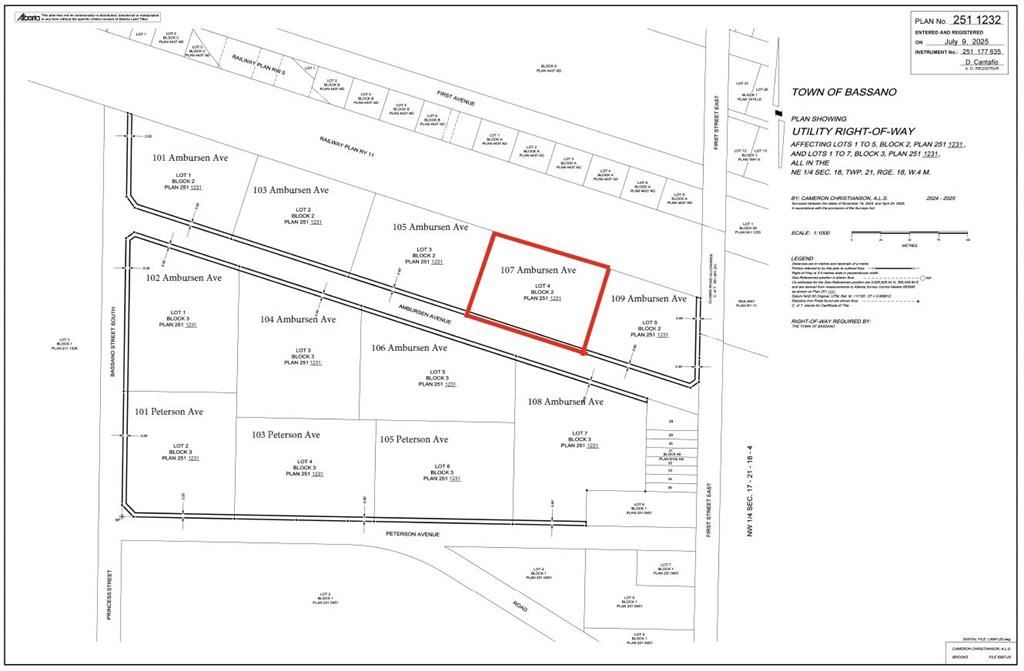 107 Ambursen Avenue , A2241171, Alberta,