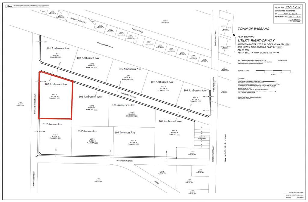 102 Ambursen Avenue , A2241175, Alberta,