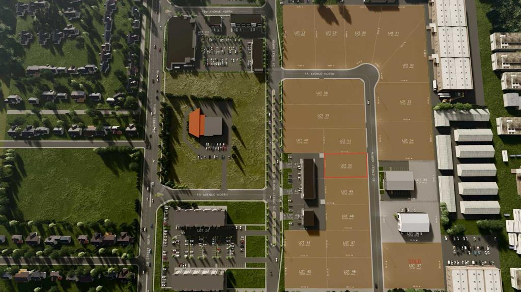 Second View of 1352 30 Street N, Churchill Industrial Park, Lethbridge, Alberta, T1H 5K9