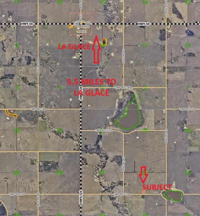 Third View of  TWP 732  , NONE, Rural Grande Prairie No. 1, County of, Alberta, T0H 3C0
