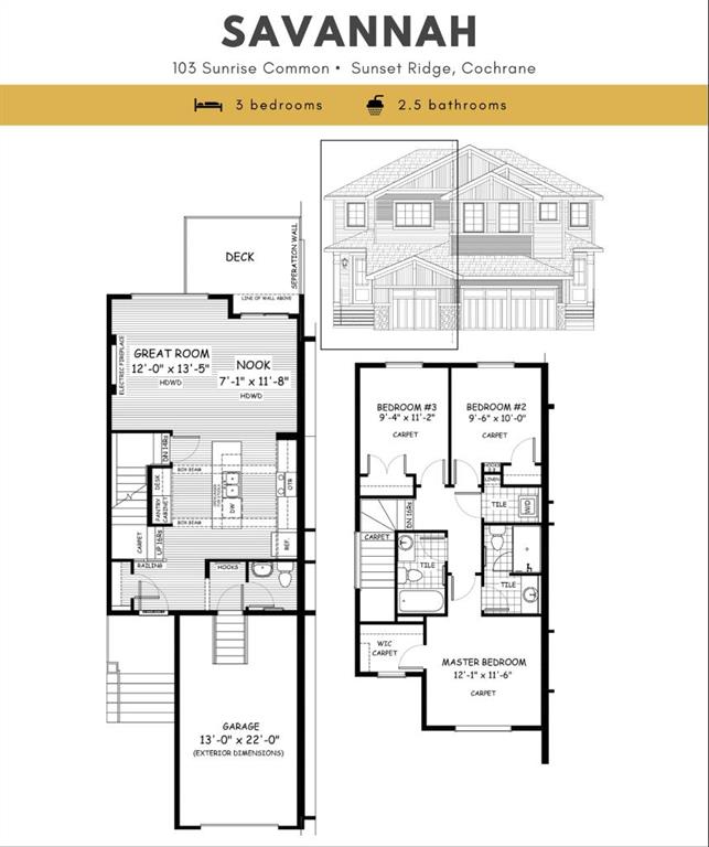Fourth View of 103 Sunrise Common , Sunset Ridge, Cochrane, Alberta, T4C 2S2