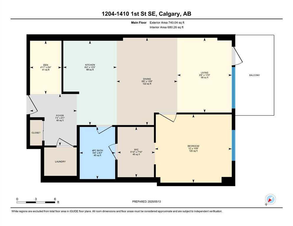 Third View of 1204, 1410 1 Street SE, Beltline, Calgary, Alberta, T2G 5T7
