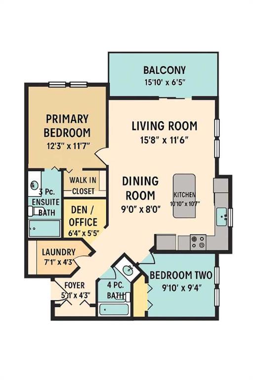 Third View of 402, 201 Sunset Drive , Sunset Ridge, Cochrane, Alberta, T4C 0H5