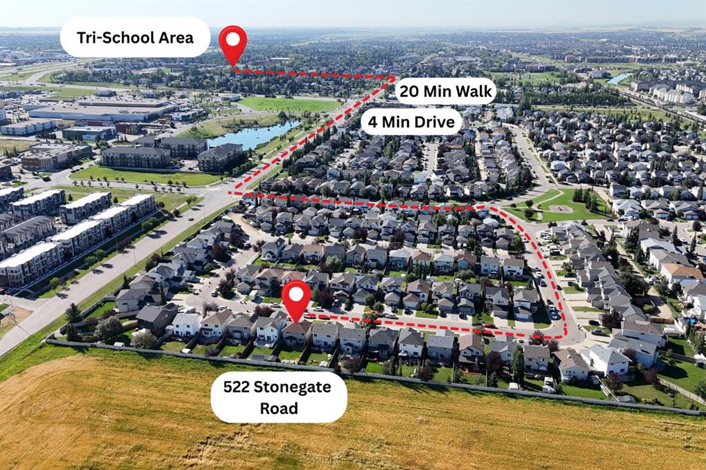 Fifth View of 522 Stonegate Road NW, Stonegate, Airdrie, Alberta, T4B 3A1