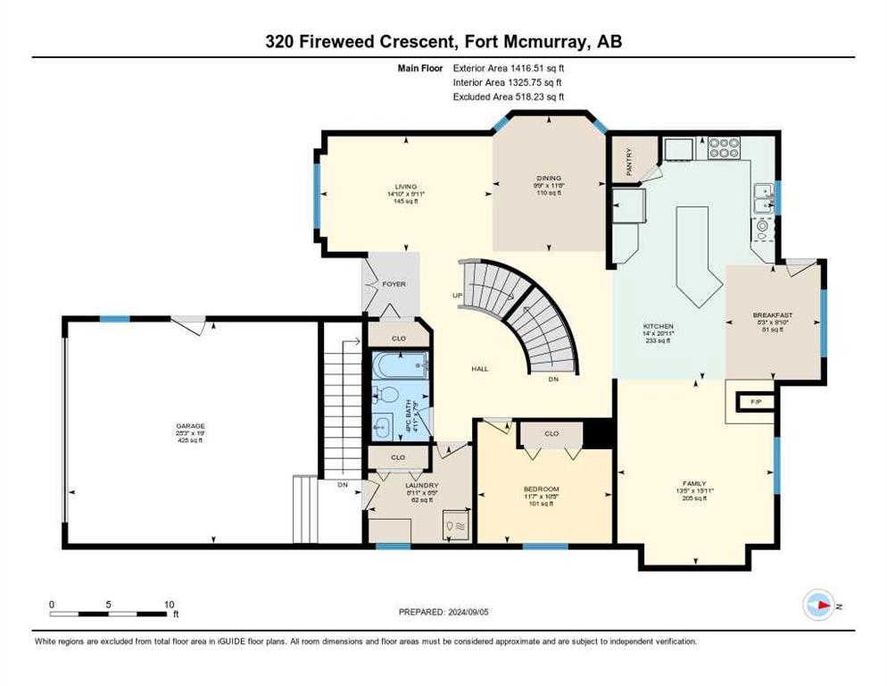 Fifth View of 340 Fireweed Crescent , Timberlea, Fort McMurray, Alberta, T9K 0J6