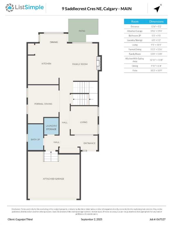 Fourth View of 9 Saddlecrest Crescent NE, Saddle Ridge, Calgary, Alberta, T3J0C6