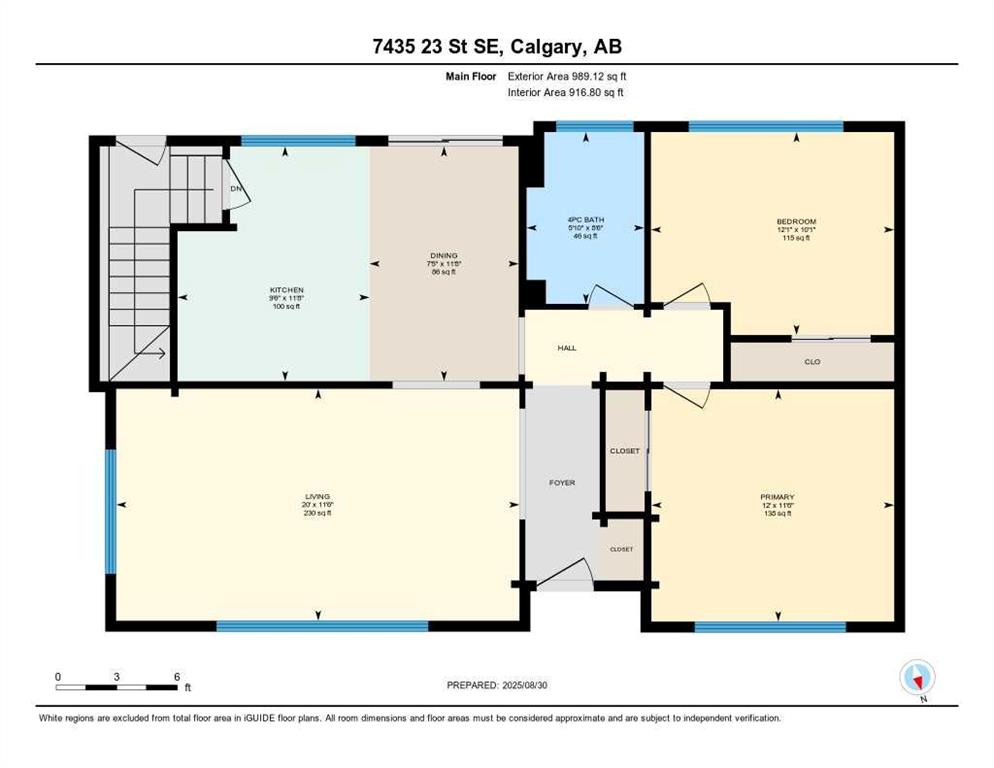 Fourth View of 7435 23 Street SE, Ogden, Calgary, Alberta, T2C 0X8