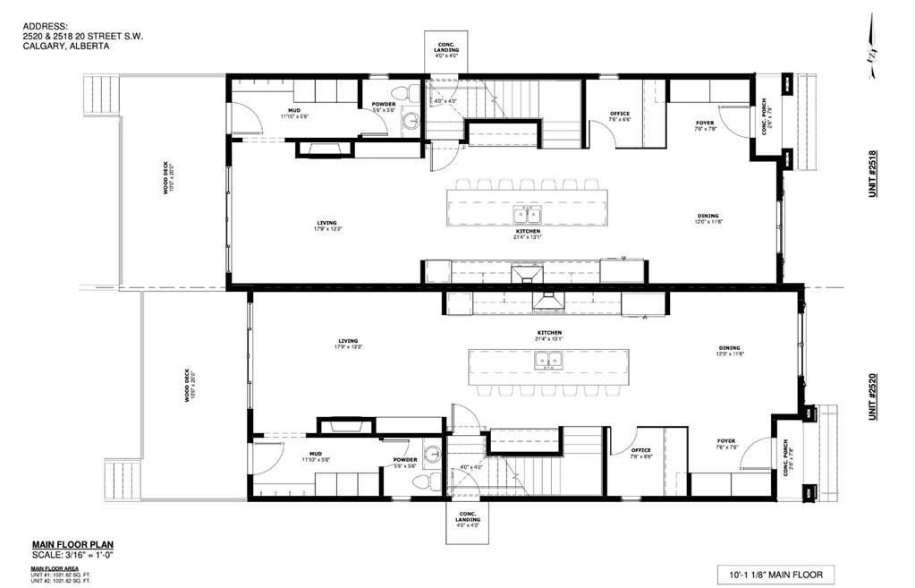 Fourth View of 2518 20 Street SW, Richmond, Calgary, Alberta, T2T 4Z3