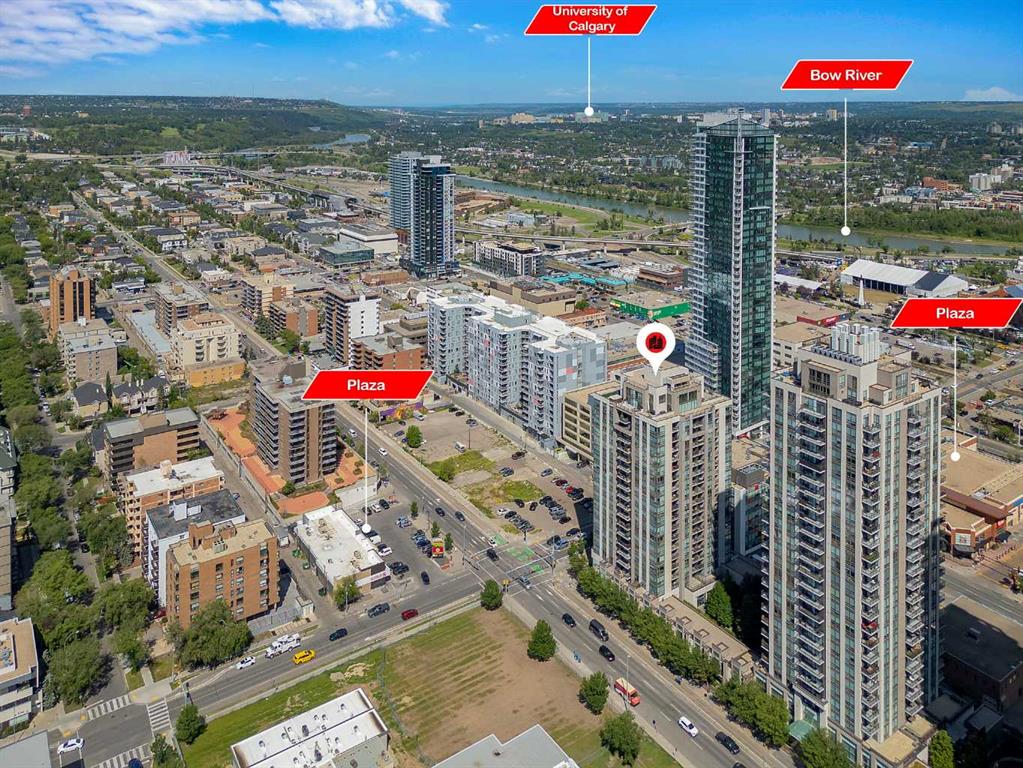 Third View of 803, 1110 11 Street SW, Beltline, Calgary, Alberta, T2R 1S5