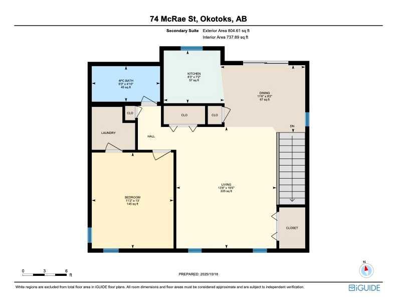 Fourth View of 74 Mcrae Street E, Heritage Okotoks, Okotoks, Alberta, T1S 1J6