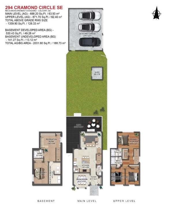 Third View of 294 Cramond Circle SE, Cranston, Calgary, Alberta, T3M 1E4