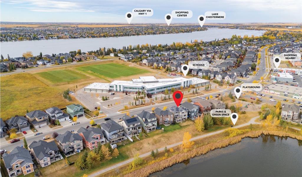 Second View of 332 kinniburgh Boulevard , Kinniburgh North, Chestermere, Alberta, T1X 0P4